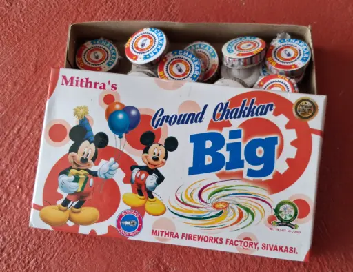 GROUND CHAKKAR BIG  ( 25 Pcs )